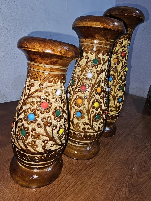 Luxury decorative Wooden Flower Pot