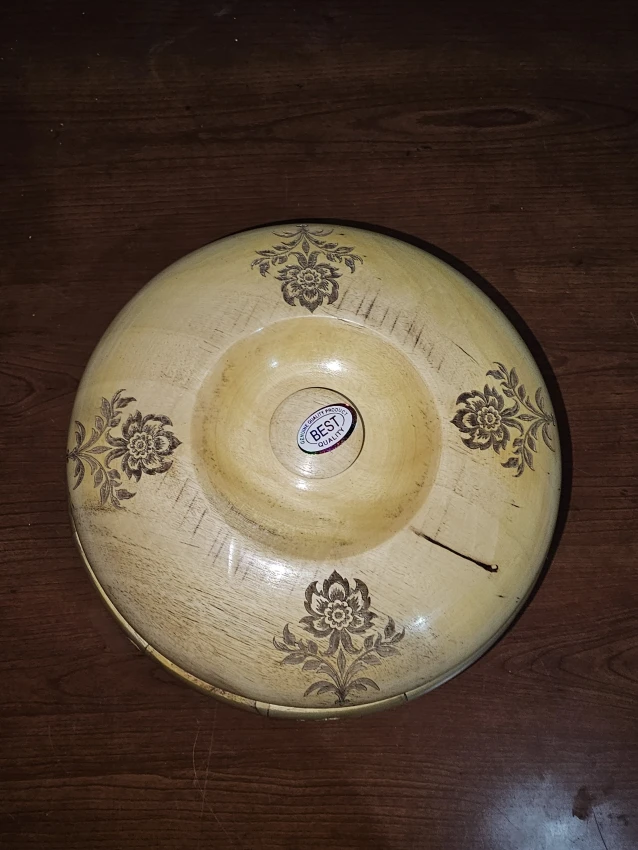 Antique wooden chapati box