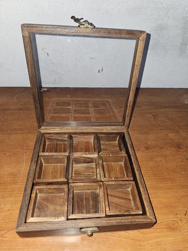 Wooden Spices container box