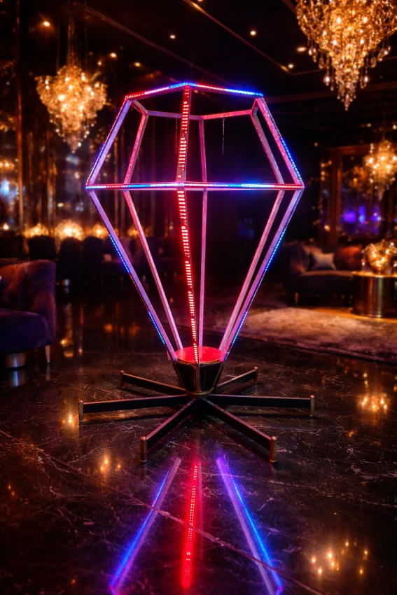 360°dancing rgb diamond