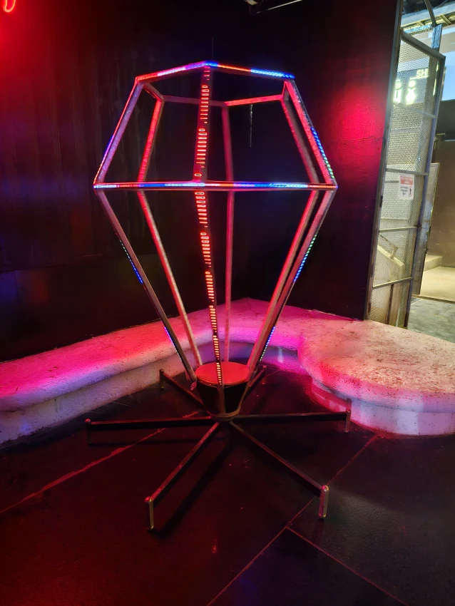 360°dancing rgb diamond