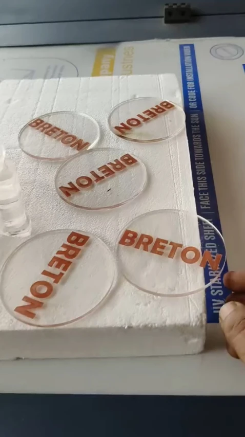 Burj Khalifa tea coaster