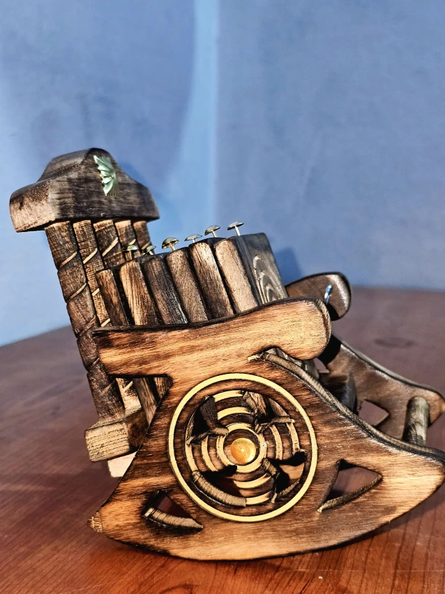 Antique Wooden Chair Design Coaster