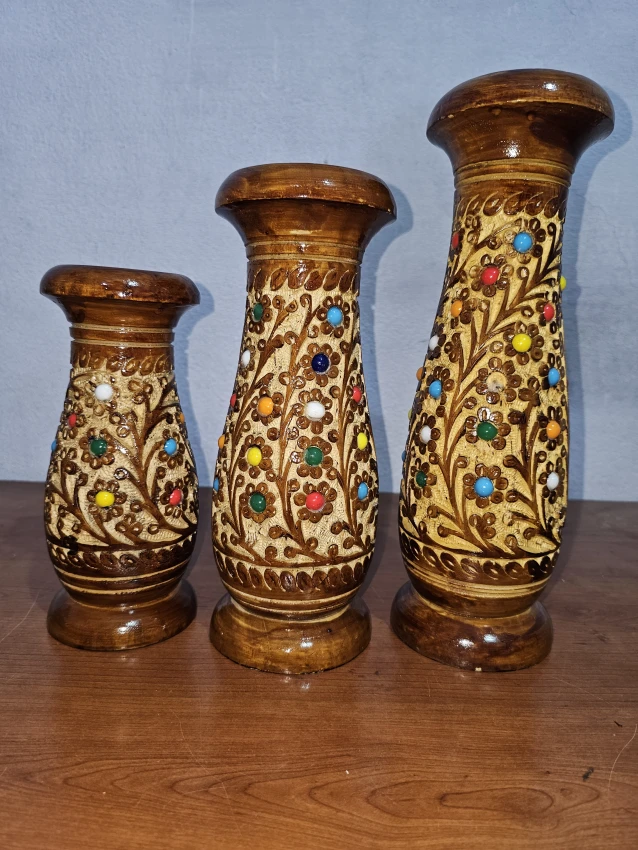 Luxury decorative Wooden Flower Pot