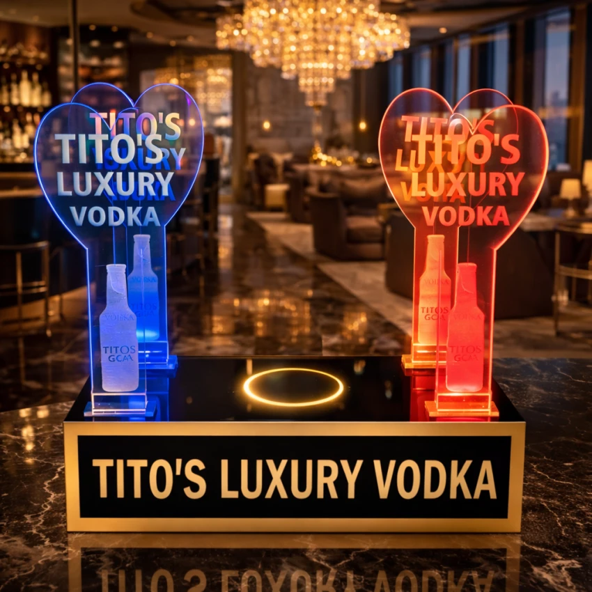 Luxury Vodka Display