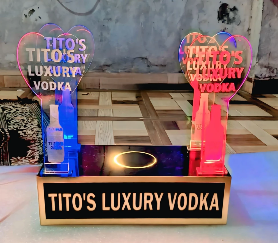 Luxury Vodka Display