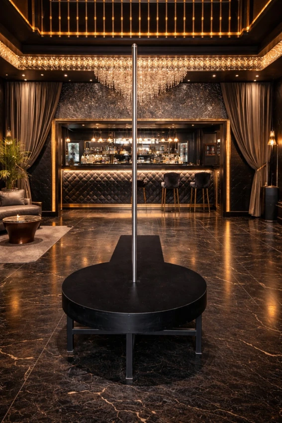 Pole dance structure