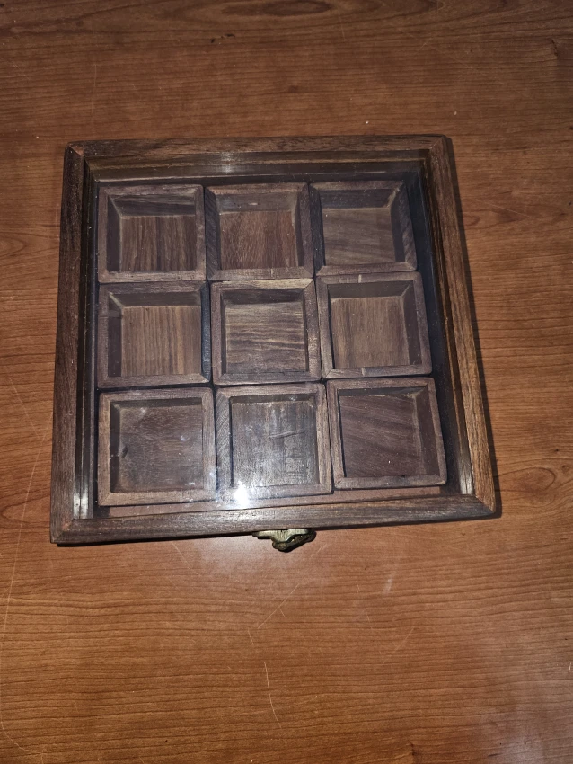 Wooden Spices container box